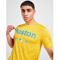 Nike MLB Boston Red Sox City Connect Velocity T-Shirt - Yellow - Mens