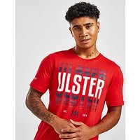 Kukri Ulster Rugby Graphic T-Shirt - Red - Mens