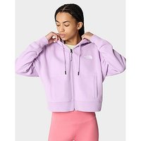 The North Face Icon Crop Full Zip Hoodie - Purple - Womens