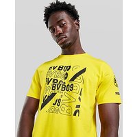 Puma Borussia Dortmund Graphic T-Shirt - Yellow - Mens